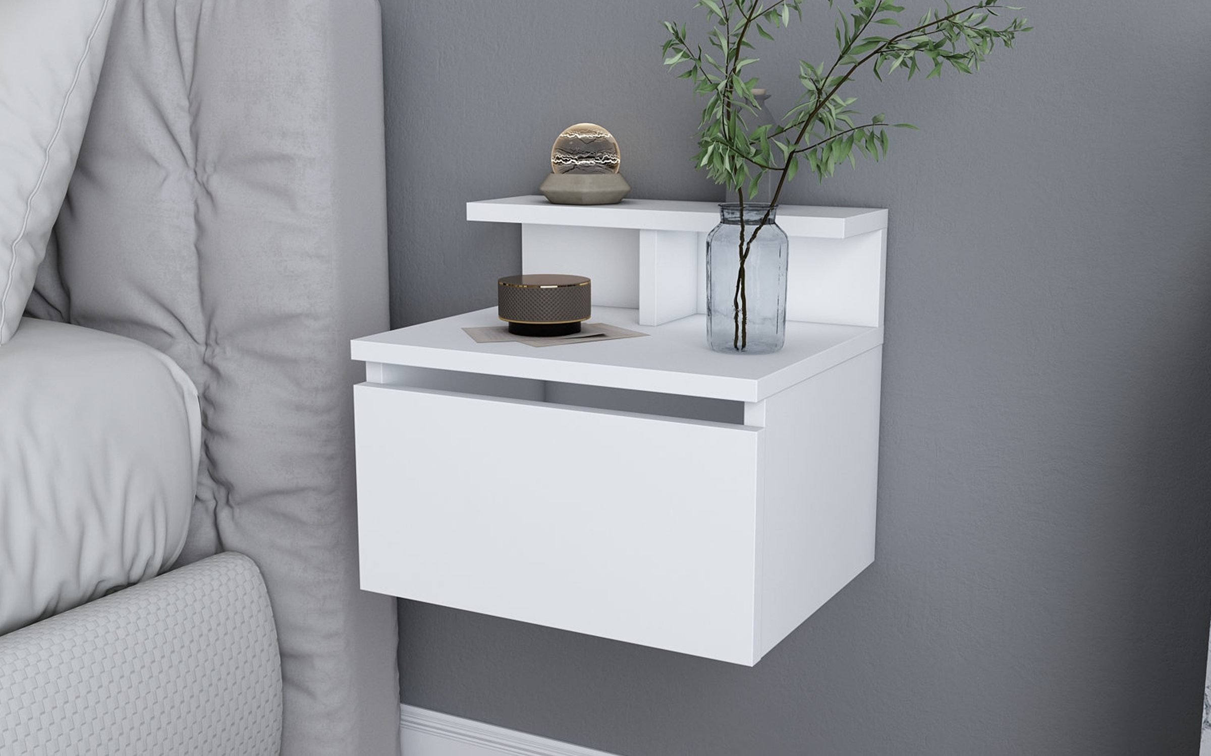 Noptiera Aliche, alb  2